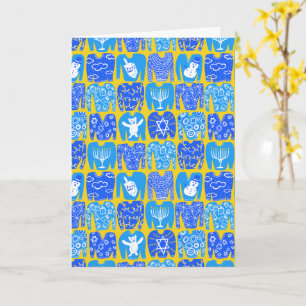 Carte Joyeuses fêtes Ugly Hannukah Sweater