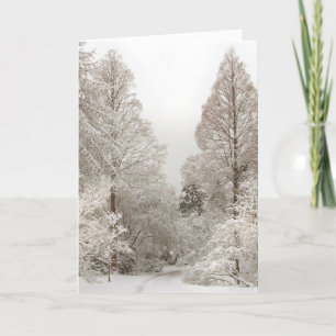 Carte Joyeuses Fêtes Winter Wonderland Cartes