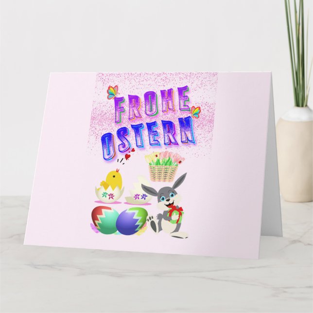 Carte Joyeuses Pâques (Devant)