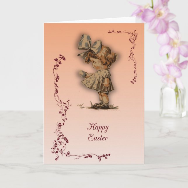 Carte Joyeuses Pâques (Orchidée)