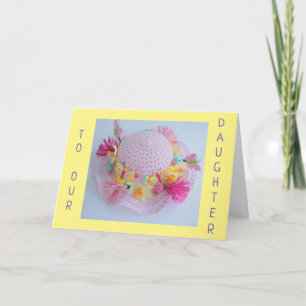 CARTE **JOYEUSES PÂQUES** À UNE PETITE FILLE SPÉCIALE