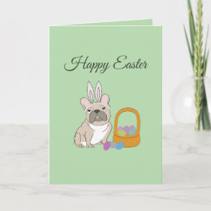 Carte Joyeuses Pâques, chien