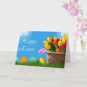 Carte Joyeuses Pâques, design populaire