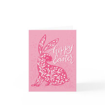 Joyeuses Pâques d'un joli lapin