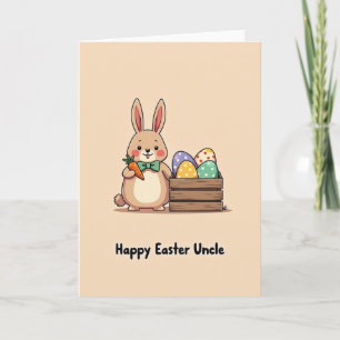 Carte Joyeuses Pâques Oncle Lapin