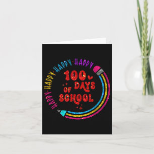 Carte Joyeux 100 Jours 100E Jour D'École Pour Filles Gar