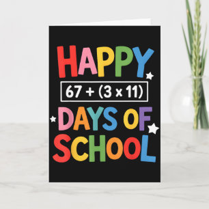 Carte Joyeux 100 Jours D'École Équation Mathématique 100