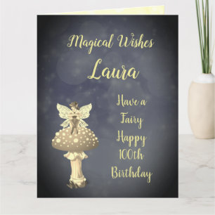 Carte Joyeux 100e anniversaire Salutation