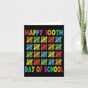 Carte Joyeux 100e Jour De Cadeau Étudiant 100 Jours De