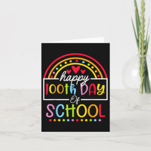 Carte Joyeux 100ème Jour De L'École Enseignant Enfants 1
