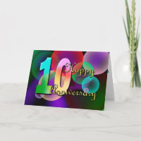 Carte d'anniversaire personnalisée 10e fille 10e carte d