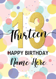 Cartes 13 Ans D Anniversaire Zazzle Fr