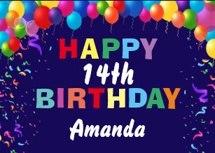Cartes 14 Ans D Anniversaire Zazzle Fr Cartes 14 Ans D Anniversaire Zazzle Fr