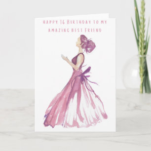 Carte Joyeux 16 Anniversaire à mon Extraordinaire Meille