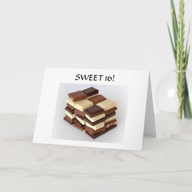 Carte Joyeux 16 ans ! Encore plus doux chaque jour (Devant)