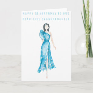 Carte Joyeux 18 anniversaire à notre petite-fille