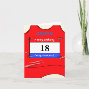 Carte Joyeux 18e Anniversaire pour un coureur