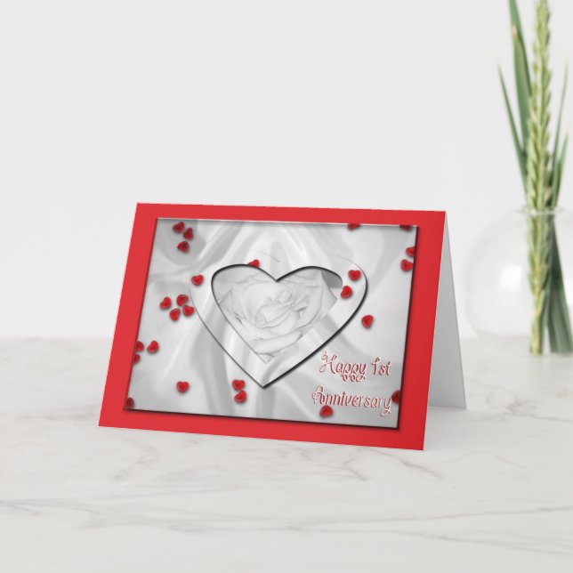 Carte Joyeux 1er Anniversaire (Devant)