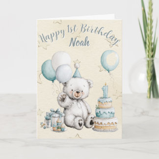 Carte Joyeux 1er Anniversaire
