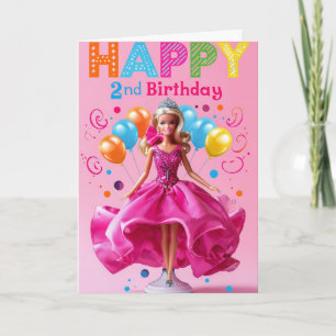 Carte Joyeux 2e anniversaire