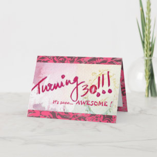 Carte Joyeux 30e anniversaire, Soeur ! (Personnalisable 