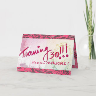 Carte Joyeux 30e anniversaire, Soeur ! (Personnalisable