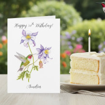 Joyeux 34e anniversaire Columbine avec Hummingbird