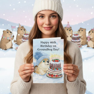 Carte Joyeux 46e anniversaire de la Chandeleur