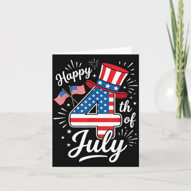 Carte Joyeux 4 juillet (Devant)