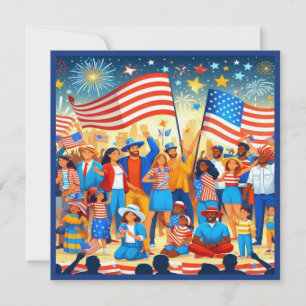 Carte Joyeux 4 juillet