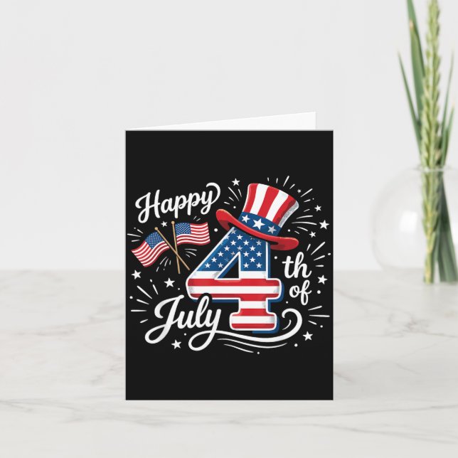 Carte Joyeux 4 juillet (Devant)
