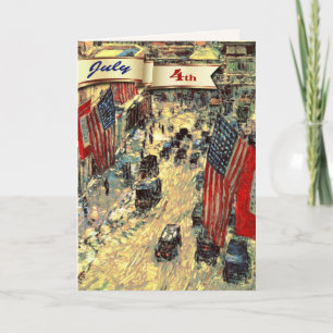 Carte Joyeux 4 juillet. Art personnalisé