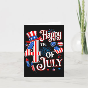 Carte Joyeux 4 juillet drôle quatrième juillet
