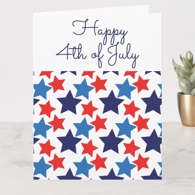 Carte Joyeux 4 juillet / Fête de l'Indépendance (Petite plante)