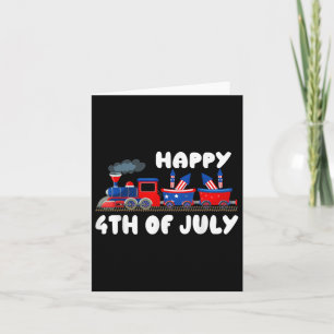 Carte Joyeux 4 juillet nous former Drapeau Jour de l'Ind