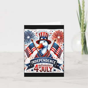Carte Joyeux 4 juillet pour la fête de l'indépendance