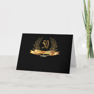Carte Joyeux 50e anniversaire de Mariage Carts de voeux