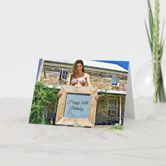 Carte Joyeux 50e anniversaire du Bikini Babe!