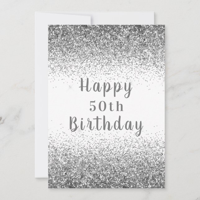 Carte Joyeux 50ème anniversaire de la typographie de la  (Devant)