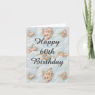 Carte Joyeux 60ème anniversaire.