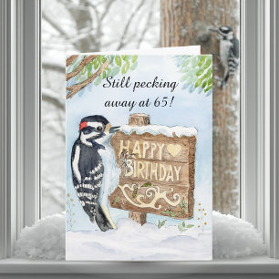 Carte Joyeux 65e anniversaire Pic mineur