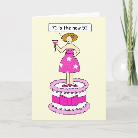 Carte Joyeux 71e Anniversaire Pour Ses 71 Ans Est Le Nou Zazzle Fr