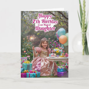 Carte Joyeux 7e anniversaire