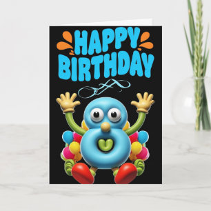 Carte Joyeux 8e anniversaire