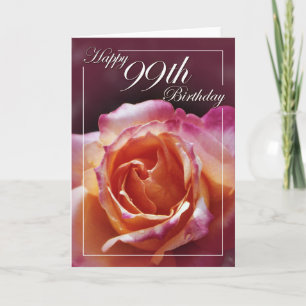 Carte Joyeux 99ème anniversaire !