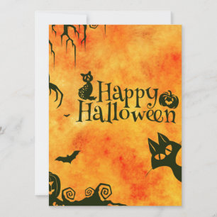 Carte joyeux alloween