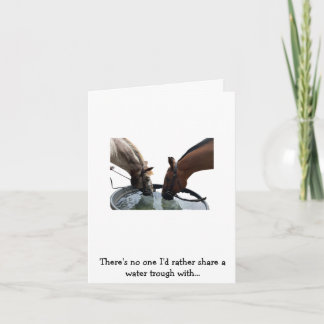 Carte Joyeux Ami Cheval d'Anniversaire