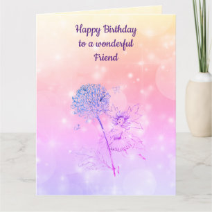 Carte Joyeux Ami d'anniversaire