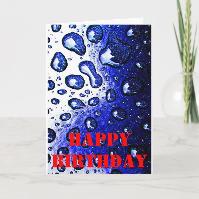 Carte Joyeux anniversaire (Devant)