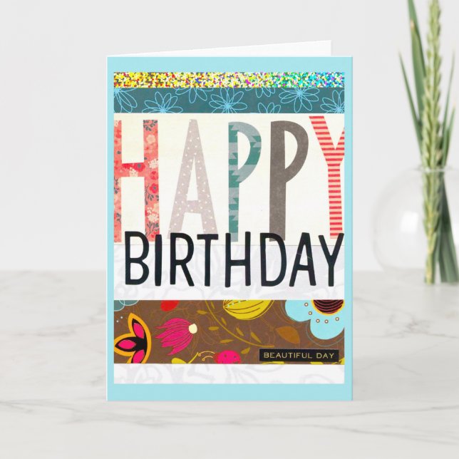 Carte Joyeux anniversaire ! (Devant)